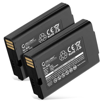 2x 6801570551, B30 Batteri för Vectron Mobilepro, Mobilepro 2, Mobilepro II betalterminal , kortläsare , POS - 1800mAh Laddningsbart ersättningsbatteri eller reservbatteri