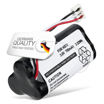 Batteri för Wella Xpert HS70 / Tondeo Eco-XP (Standard Version) - 1520902, HR-AAAU (700mAh)