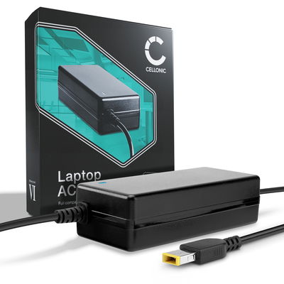 Laddare för Lenovo G50, G500, Z50, B50, G40 / ThinkPad Yoga 11, 12 / IdeaPad 500, Flex 14 laptop - Strömadapter med 20V 65W hög kapacitet - 2.6m lång 11mm x 4mm (Slim Tip) laddsladd + nätadapter för notebook