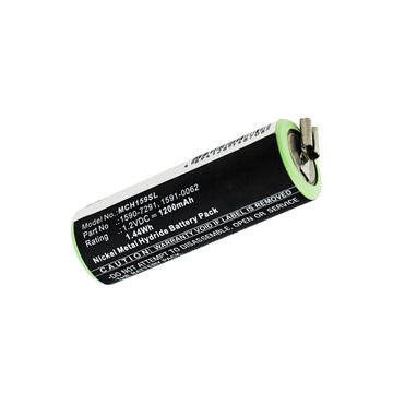 Battery for Moser Ermila Bella 1590-7291 / 1591-0062 / 1591-0067 1200mAh from subtel