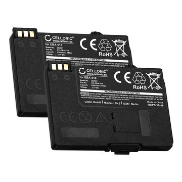 2x Battery for Siemens A70, A65, A60, C60, MC60, A57, A55, C55, M55, S55 - EBA-510 (850mAh) , Replacement battery
