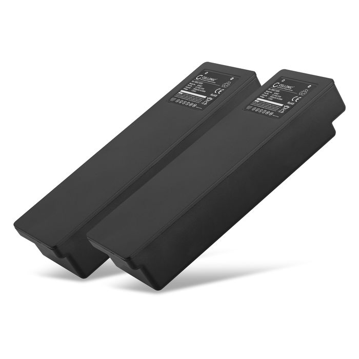 2x Scanreco Effer Batteri - 2000mAh ersättningsbatteri från subtel