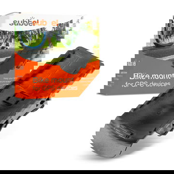 Cykelfäste till GPS / cykeldator - tåligt svart material med kabelbandsfäste för din navigator på cykelstyret