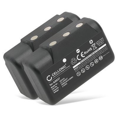 2x Batteri för IMET BE5000, I060-AS037, M550S Wave L, Wave S AS037 (2000mAh, 2.4V) från CELLONIC