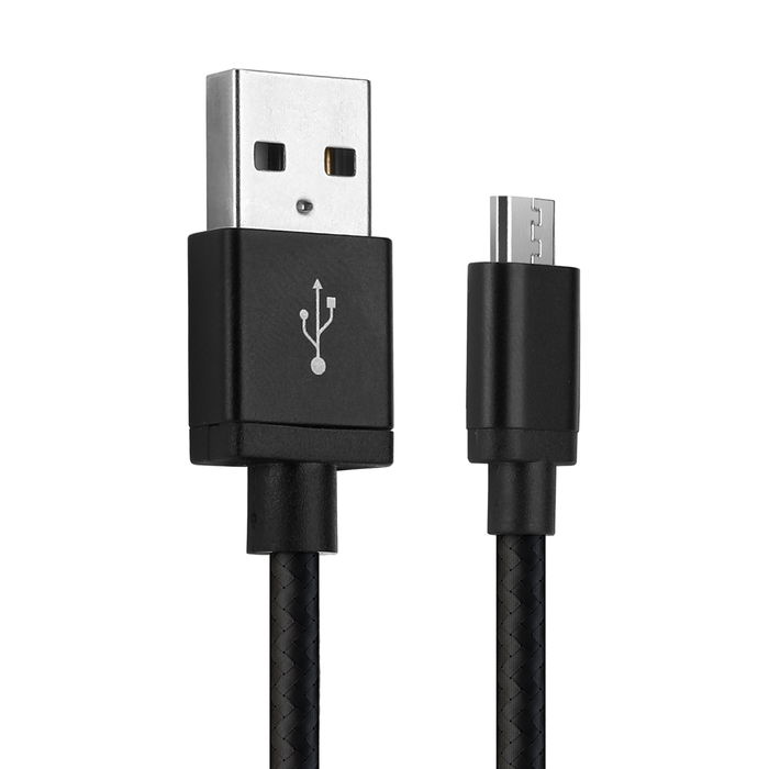 svart USB-kabel laddningskabel för Logitech G533 G633 G933 G935 H800 headset & hörlurar - 1m Nylon 2A USB-sladd laddsladd