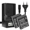 2x Batteri  1050mAh + Laddare