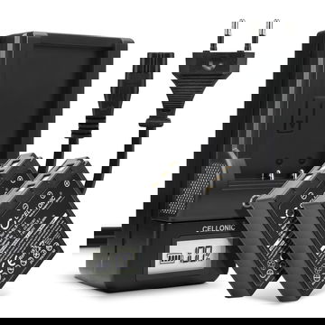 2x CELLONIC Camera Battery for Olympus E-420 E-450 E-410 E-400 E-420 E-620 E-600 Pen E-P3 E-PL1 E-P1 E-P2 Replacement BLS-1 Battery 900mAh Backup + Charger BLS-1