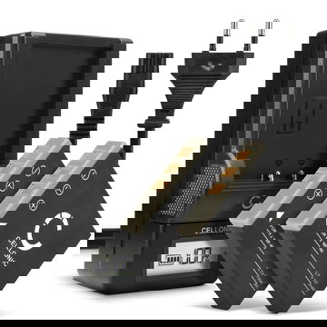 2x D-LI8 D-LI85 Camera Battery + Charger Set for Pentax Optio S6 S7 S5i S5z S5n S4 S4i S SV SVi WP WPi W10 W20 A10 A20 A30 A36 700mAh Replacement Battery LCD Smart Charger