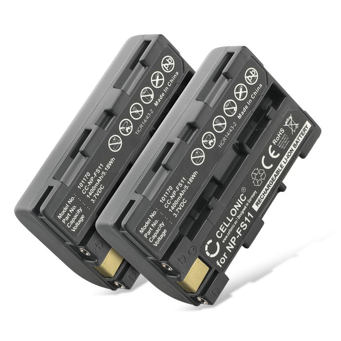 2x Sony Cyber-shot DSC-F505 Batteri