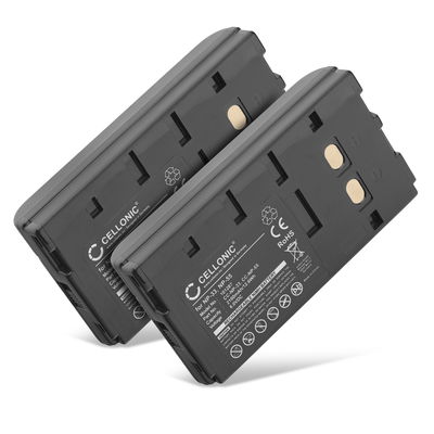 2x Batteri för Sony M9, 380, TR2000, EB55, V900, V90, V5000, TR55, FX300, TR350, NP33, NP55 2100mAh från CELLONIC