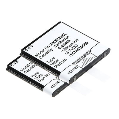 2x subtel 1675210000 GPS-batteri för Falk IBEX 25 IBEX 32 med 1800mAh 3.7V - navigatorbatteri med lång batteritid