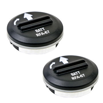 2x RFA-67 Batteri för PetSafe RFA-67D-11 hundhalsband, tracker, antiskallhansband m.fl. - 150mAh Laddningsbart ersättningsbatteri eller reservbatteri