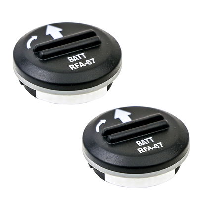 2x RFA-67 Batteri för PetSafe RFA-67D-11 hundhalsband, tracker, antiskallhansband m.fl. - 150mAh Laddningsbart ersättningsbatteri eller reservbatteri