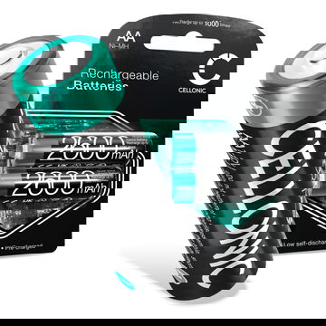 2x CELLONIC AA Batteri för Microsoft Xbox Series X, Series S / One Controller gamingkonsol, spelkonsol & handenhet - 2x 2600mAh AA ersättningsbatteri , konsolbatteri