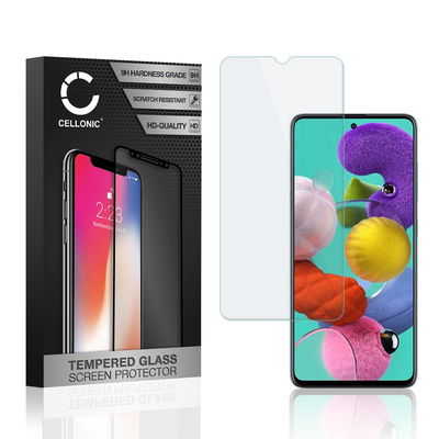 0,33mm Displayskydd / skärmskydd för Samsung Galaxy A51 (SM-A515)- mobil, 9H 2.5D, Full Glue - smartphone-skyddsglas, screen protector