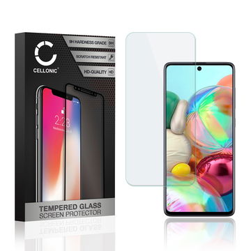 0,33mm Displayskydd / skärmskydd för Samsung Galaxy A71 (SM-A715)- mobil, 9H 2.5D, Full Glue - smartphone-skyddsglas, screen protector