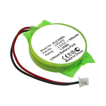 Battery for Panasonic FP-X series controllers, GT32 display, GT32M display, GT32T display AFPX-BATT, CR2450 (550mAh, 3V) from CELLONIC