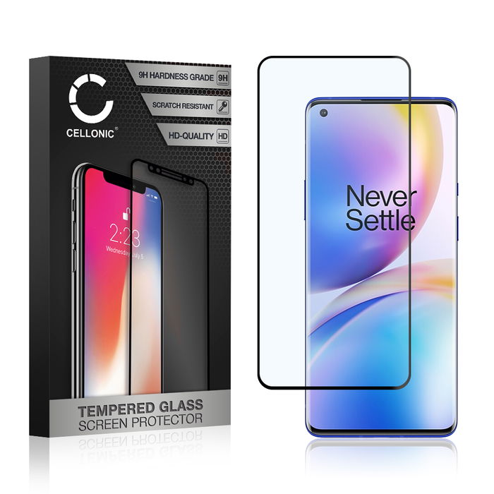 0,33mm Displayskydd / skärmskydd för OnePlus 8- mobil, 9H 3D Full Cover, Full Glue - smartphone-skyddsglas, screen protector