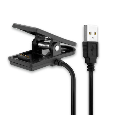 Datakabel Smartklockekontakt till USB A, 1m Garmin Forerunner 235, 735XT, 645; vivomove HR – subtel