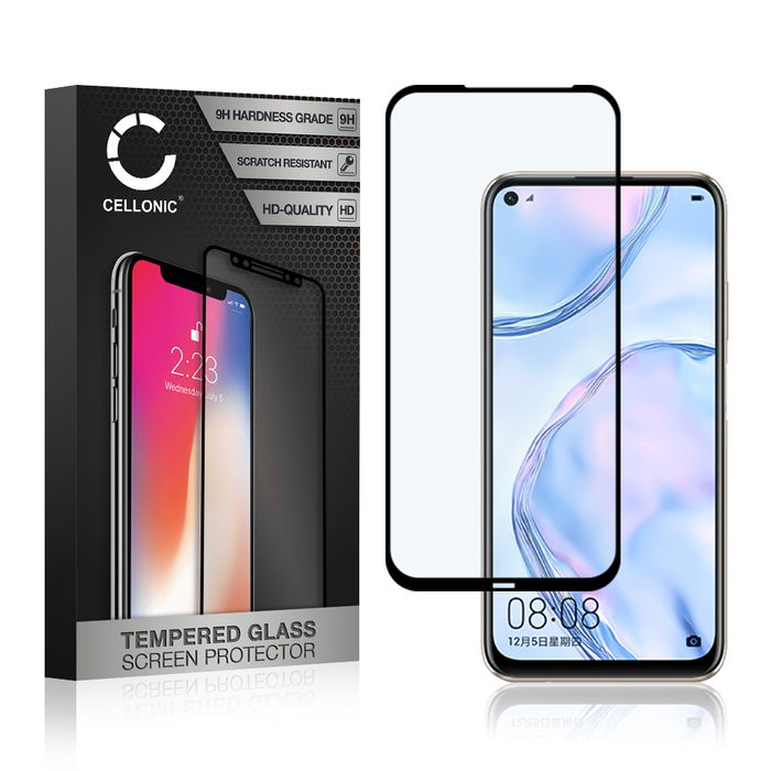 0,33mm Displayskydd / skärmskydd för Huawei P40 Lite 4G- mobil, 9H 3D Case-friendly, Full Glue - smartphone-skyddsglas, screen protector