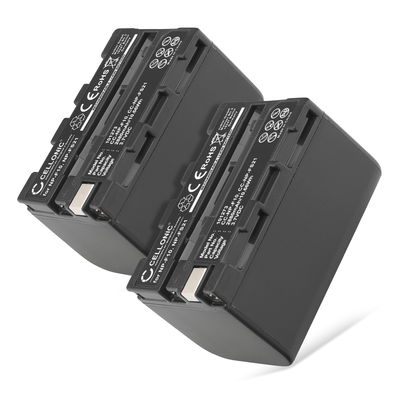 2x Batteri till Sony DCR-PC1 DCR-PC2 DCR-PC3 DCR-PC4 DCR-PC5 DCR-TRV1VE / NP-FS11 NP-FS21 NP-FS31 NP-F10, -F20, NP-FS21, -FS33 (2800mAh, 3.7V) från CELLONIC