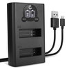 Dubbelladdare + USB Kabel
