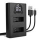 Dual Charger + USB Cable