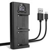 Dubbelladdare + USB Kabel
