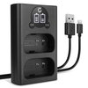 Dubbelladdare + USB Kabel
