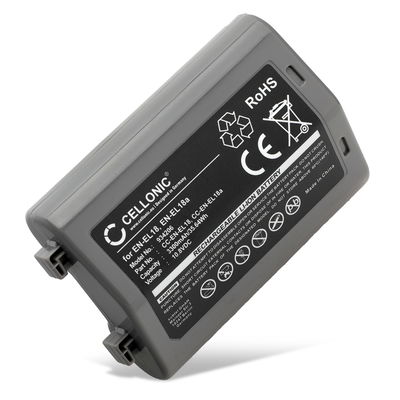 EN-EL18 Batteri för Nikon D4, D4s, D5, D6 digitalkamera, 3300mAh Kamera-ersättningsbatteri med lång batteritid