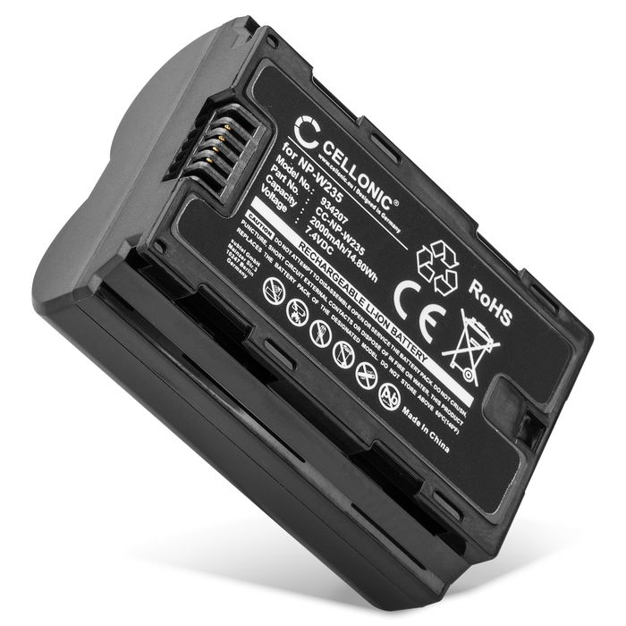 subtel Camera Battery for FujiFilm X-T4 / GFX 50S II / GFX100S / X-H2S Replacement NP-W235 Battery 2000mAh Backup NP W235