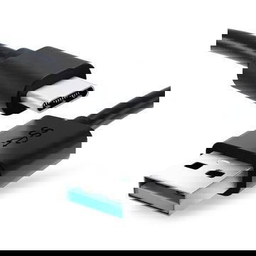 USB Controller Charger Cable for Microsoft Xbox Series X, Series S / One Elite Controller 2 1m Long Fast Charging 3A Gaming Console Wire PVC - Black