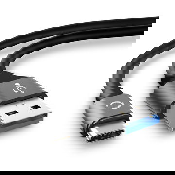 USB C Cable for Huawei P30 Samsung Galaxy S23 S22 S21 Google Pixel 7 Xiaomi Redmi Note 11 3A (PD 100W) Fast Data Transfer 2m Charging / Charger Lead - Black