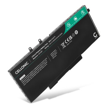 Batteri för Dell Latitude 14 5400 Series, 5400, 14 5410 Series, 14 5500 Series, 5510 Precision 3540 Series, 3540, Inspiron 15 7590 7.6V 8000mAh från CELLONIC