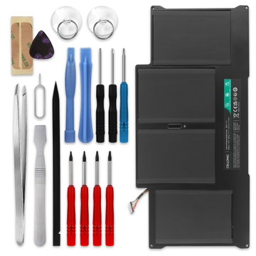 Batteri för MacBook Air 13 - A1396 Late 2010 - Mid-2011, A1466 Early 2014 - Mid-2017 Laptop - 4800mAh 7.4V + skruvmejsel-set