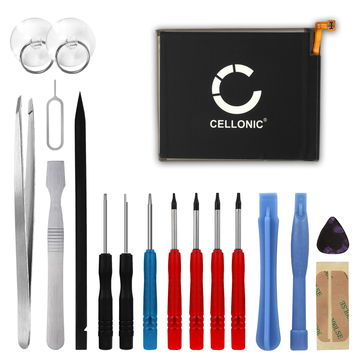 CELLONIC Phone Battery Replacement for Samsung Galaxy A51 (2019 - SM-A515) + 17-Tool Phone Repair Kit - EB-BA515ABE 3900mAh
