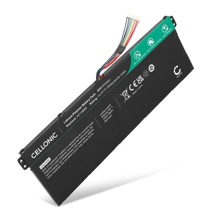 Acer Aspire V3-372 3600mAh batteri från subtel