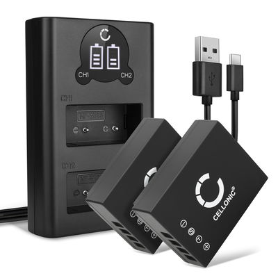 NP-W126 NP-W126S Ersättningsbatteri för FujiFilm / Fuji - kamerabatteri med 1140mAh med lång batteritid inkl. dubbel-laddare med LCD-skärm för smidig laddning