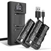 2x Batteri 2600mAh+ Dubbel Laddare