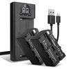 2x Batteri 4400mAh+ Dubbel Laddare