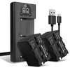 2x Batteri 6600mAh+ Dubbel Laddare