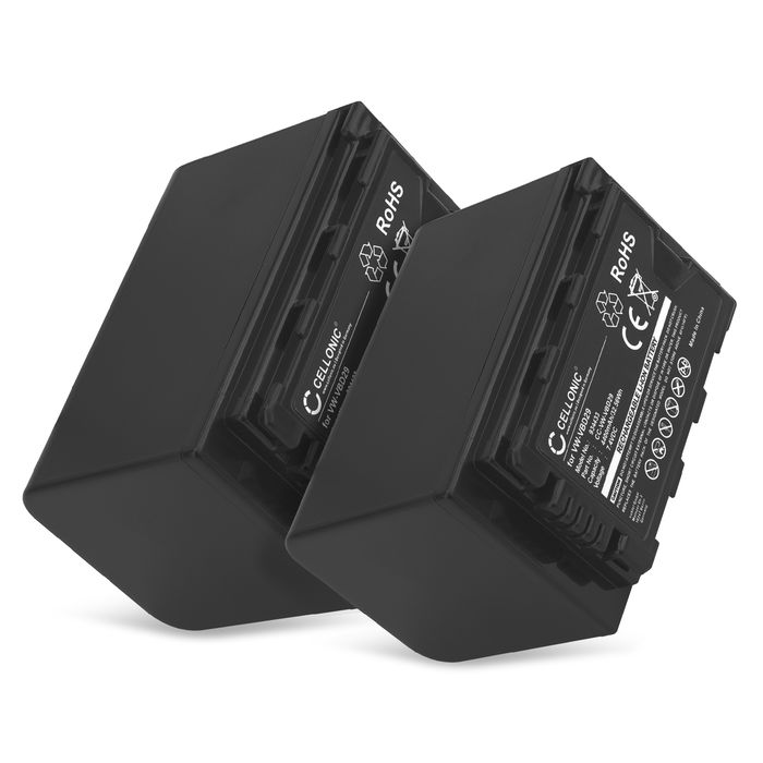 2x Panasonic HC-X2000 4400mAh Batteri från CELLONIC