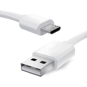 USB Sat Nav Charger Cable for BMW Navigator 6 1m Fast Charging 2A Data Cable GPS Wire Navi Lead PVC - White