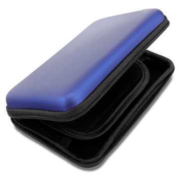 Skyddsfodral för Nintendo 3DS XL, DSi XL, New 2DS XL, Retroid Pocket 2 Plus & Analogue Pocket – Robust väska i mörkblå