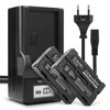 2x Batteri 2000mAh+ Laddare
