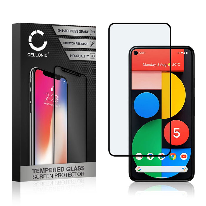 0,33mm Displayskydd / skärmskydd för Google Pixel 5- mobil, 9H 3D Case-friendly, Full Glue - smartphone-skyddsglas, screen protector