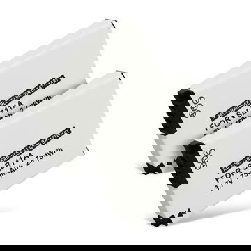 2x EA-SLB11A SLB-11A Battery for Samsung WB100 WB5000 WB550 WB600 WB2000 EX1 PL50 PL55 PL65 L200 L100 ES60 ES55 ST1000 TL240 CL5 750mAh Camera Battery Replacement