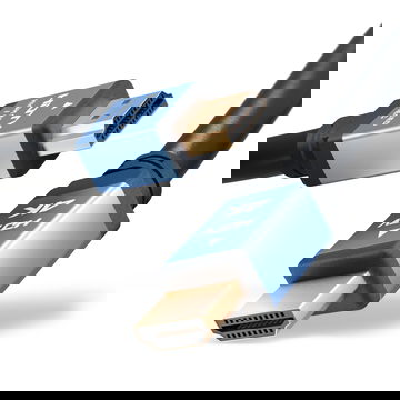 Standard HDMI Type A Cable for Vodafone GigaTV 4K Box GigaTV Net Box Horizon HD Recorder TV, DVD, Blu-Ray, Camera, Monitor - 1,5m Standard HDMI Type A to HDMI Standard (Type A) Lead