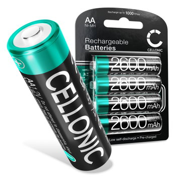 4x Batteri för TechniSat Viola 2 / Viola 2 C radio, högtalare, musikspelare - 4x AA 2600mAh Laddningsbart ersättningsbatteri eller reservbatteri för soundbox