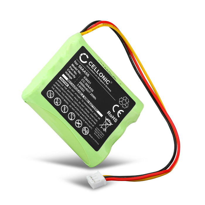 Batteri för Tonies Tonie Box med NiMH, 2000mAh, Ersättningsbatteri